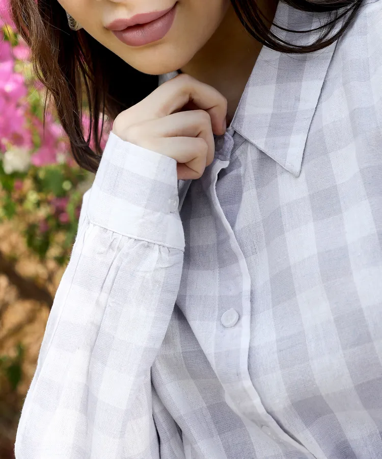 Tartan Plaid Boxy Shirt