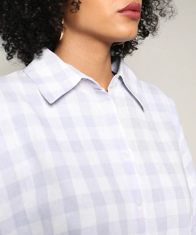 Tartan Plaid Boxy Shirt