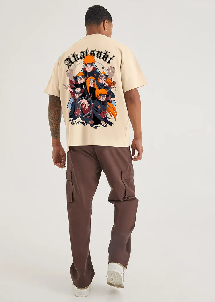 Akatsuki Clan Oversized Printed T-Shirt