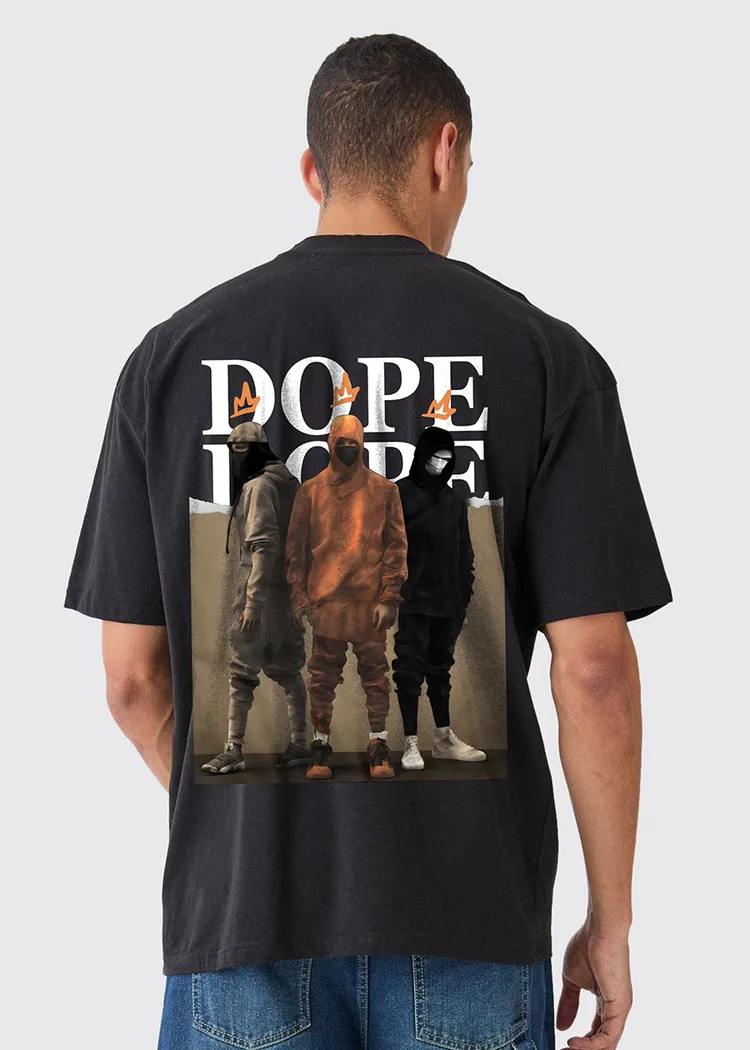 Dope Dope Oversized Printed T-Shirt