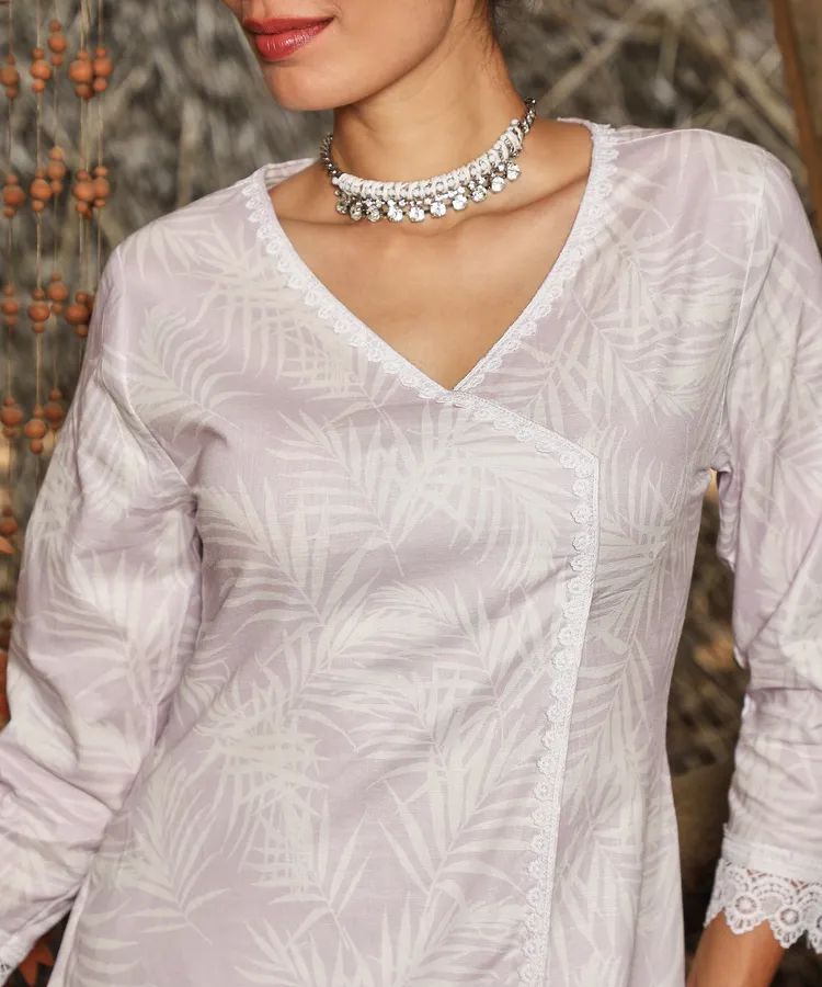 Soft Fern Kurta With Trousers