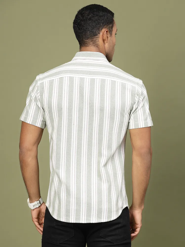 Striped Utility Shirt