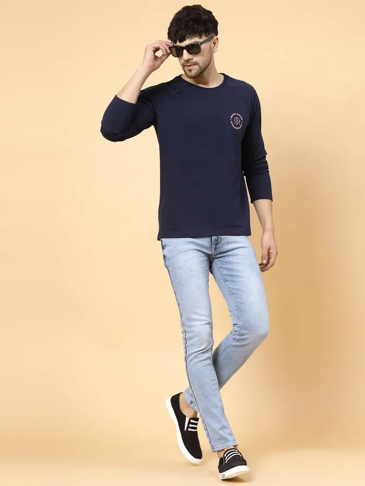 Rigo Men Terry Oversized Solid T-shirt