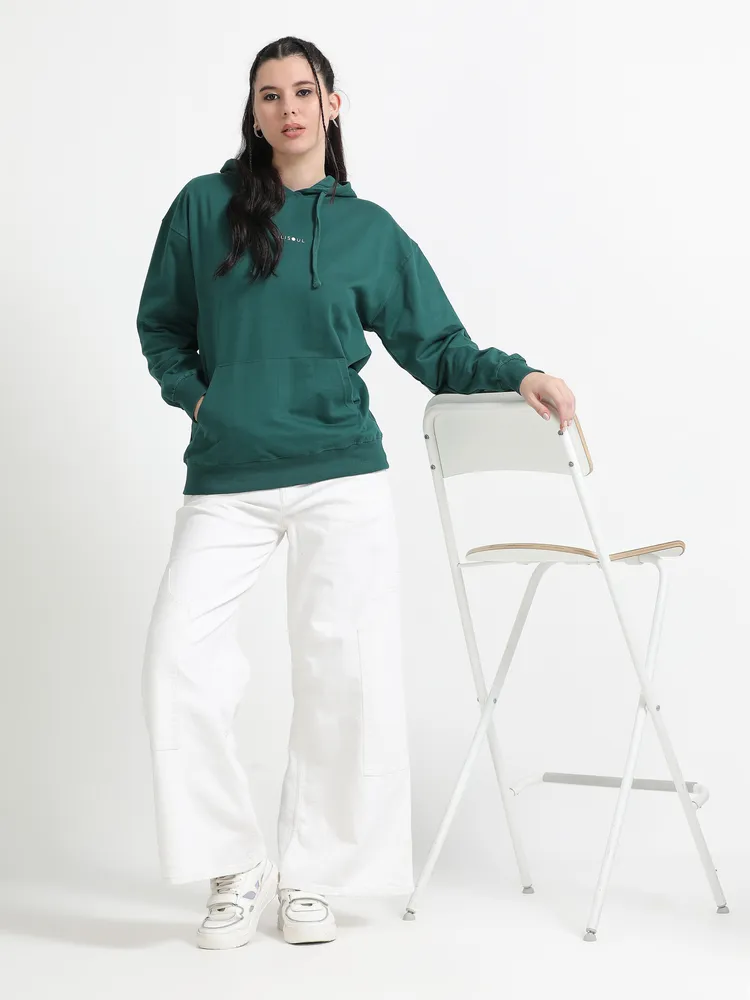 Oversized Graphic Pullover Hoodie