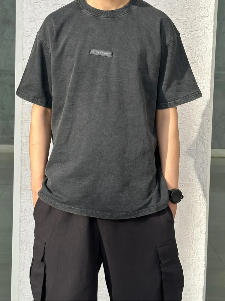 Stonewash Black Oversized Tshirt