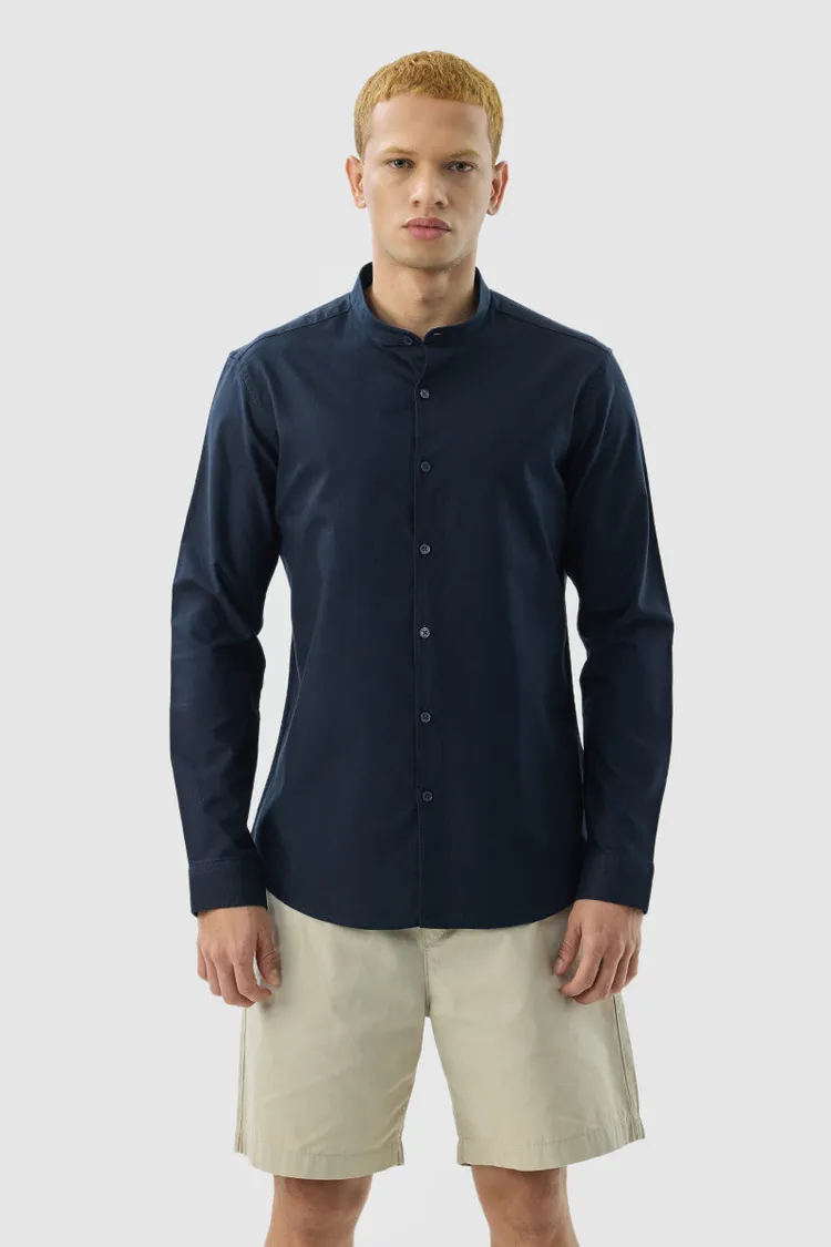 Slim Fit Core Lab Oxford Navy Shirt
