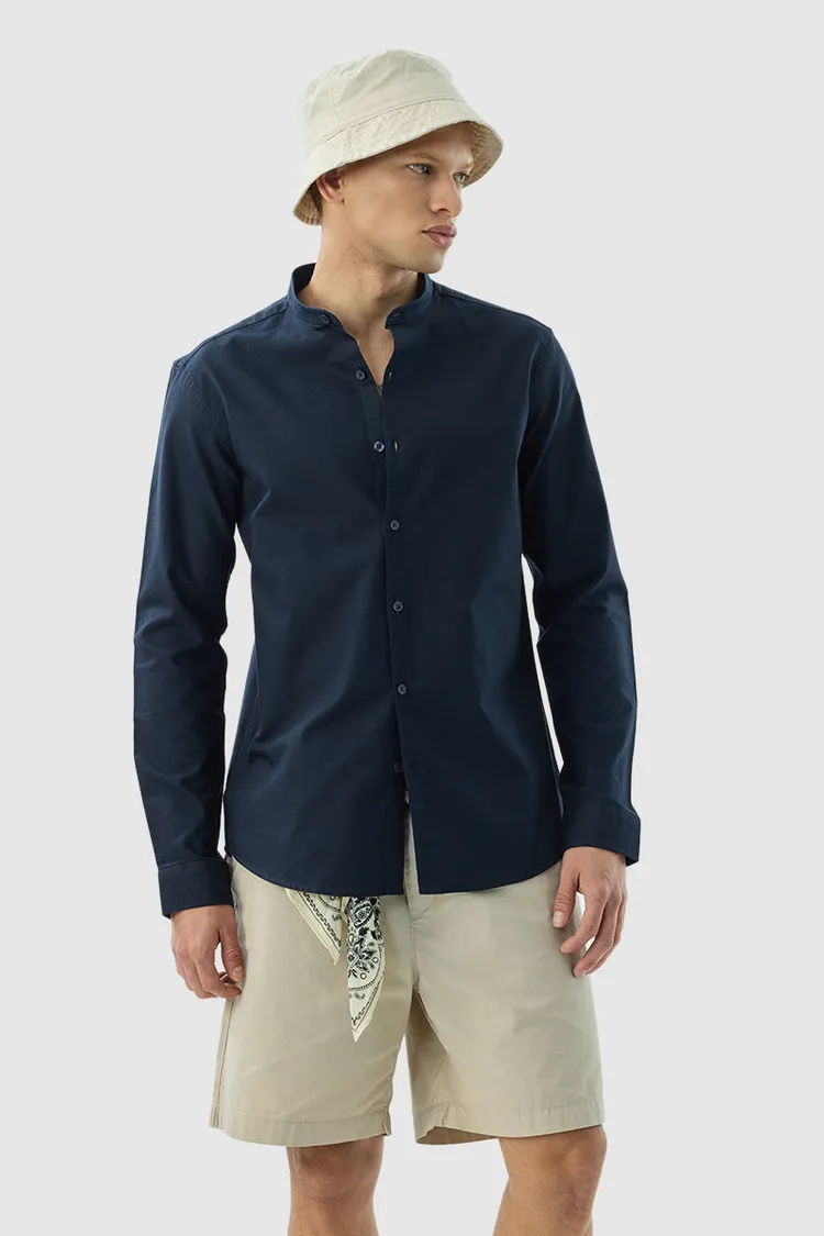 Slim Fit Core Lab Oxford Navy Shirt