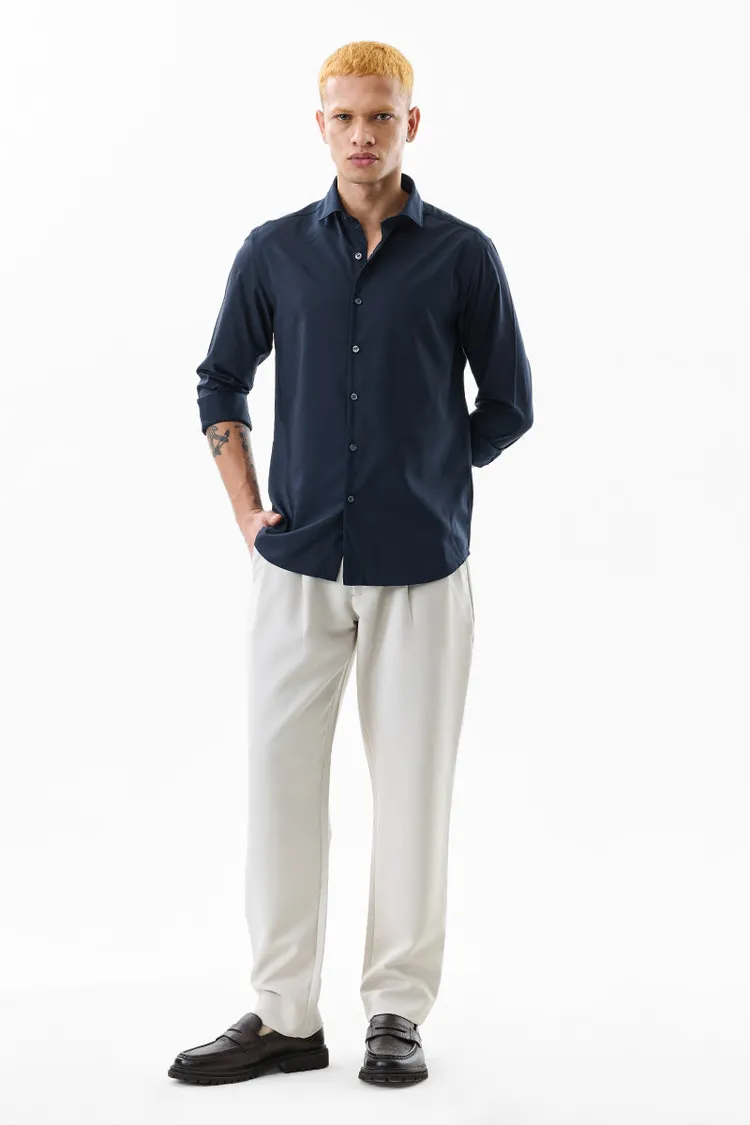 Slim Fit Navy Shirt