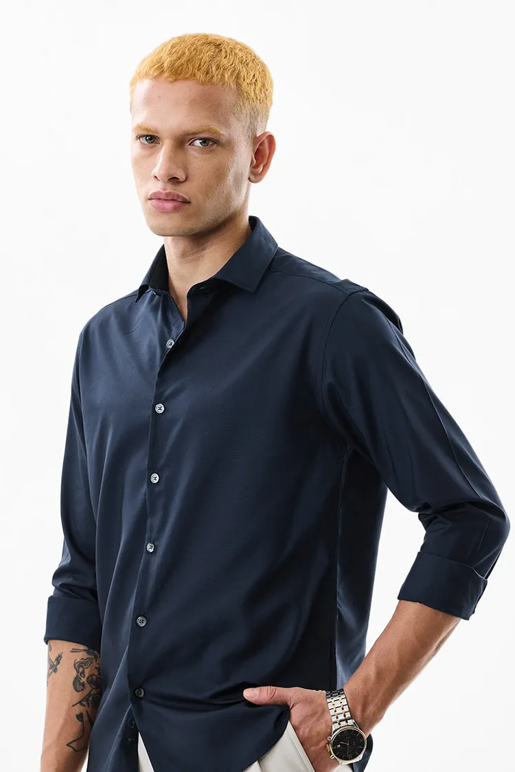 Slim Fit Navy Shirt