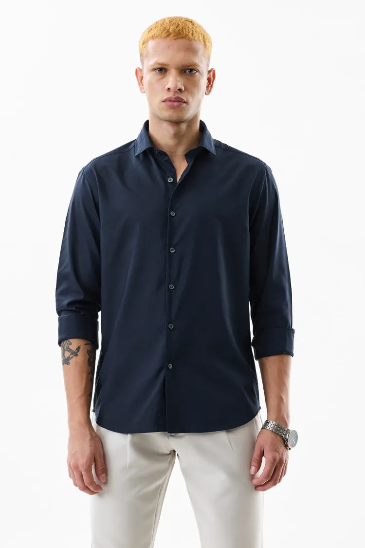 Slim Fit Navy Shirt