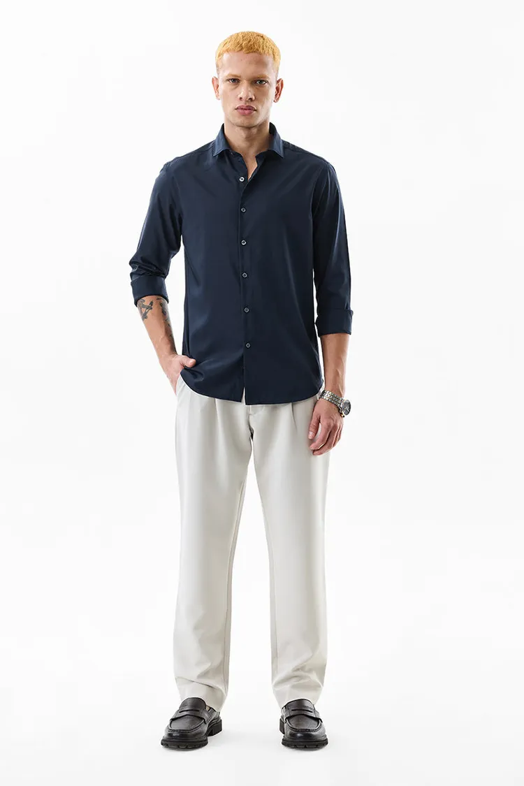 Slim Fit Navy Shirt