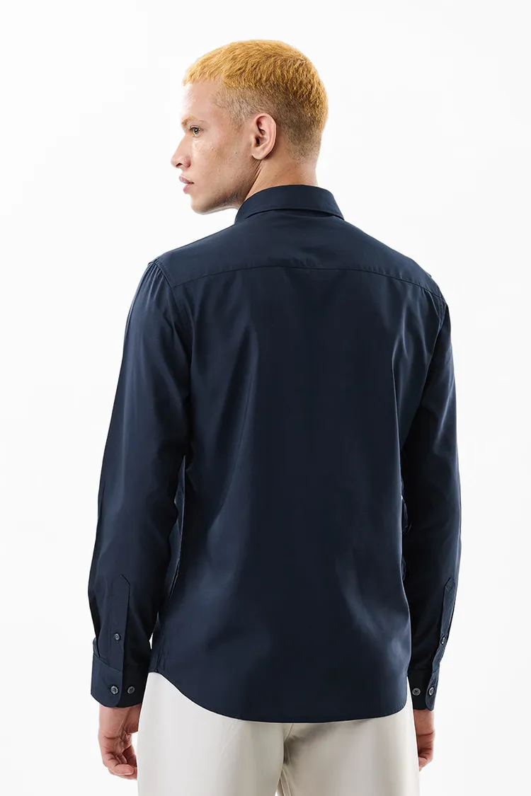 Slim Fit Navy Shirt