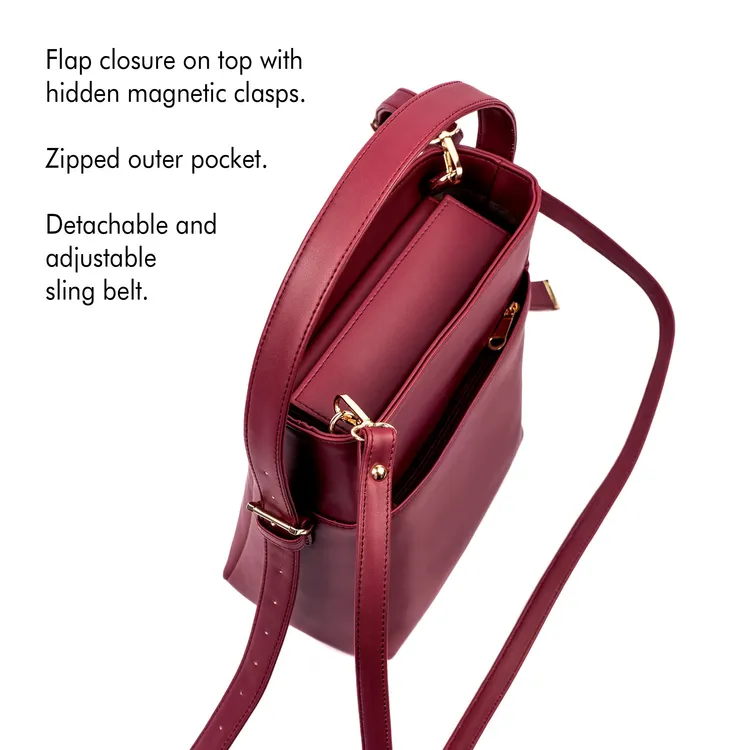Crimson Crush Bucket Bag/Shoulder bag