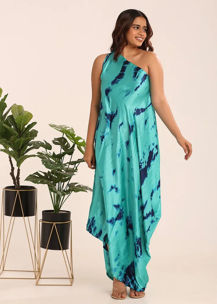 Tie & Dye Cowl Dress