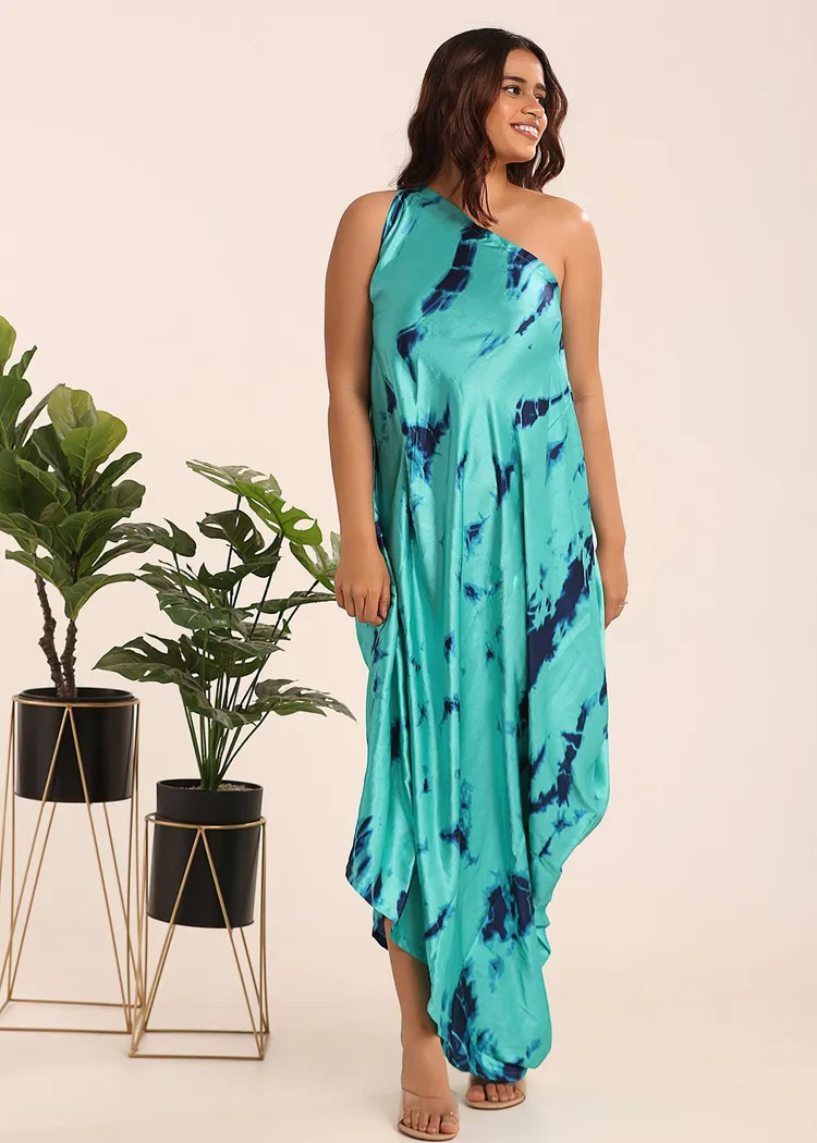 Tie & Dye Cowl Dress