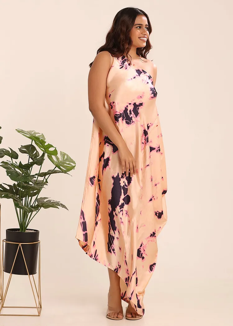 Tie & Dye Cowl Dress