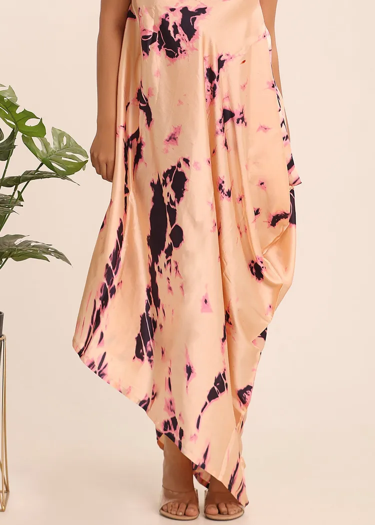 Tie & Dye Cowl Dress