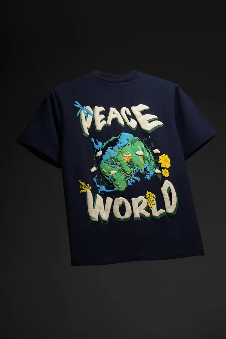 PEACE WORLD IN BLUE