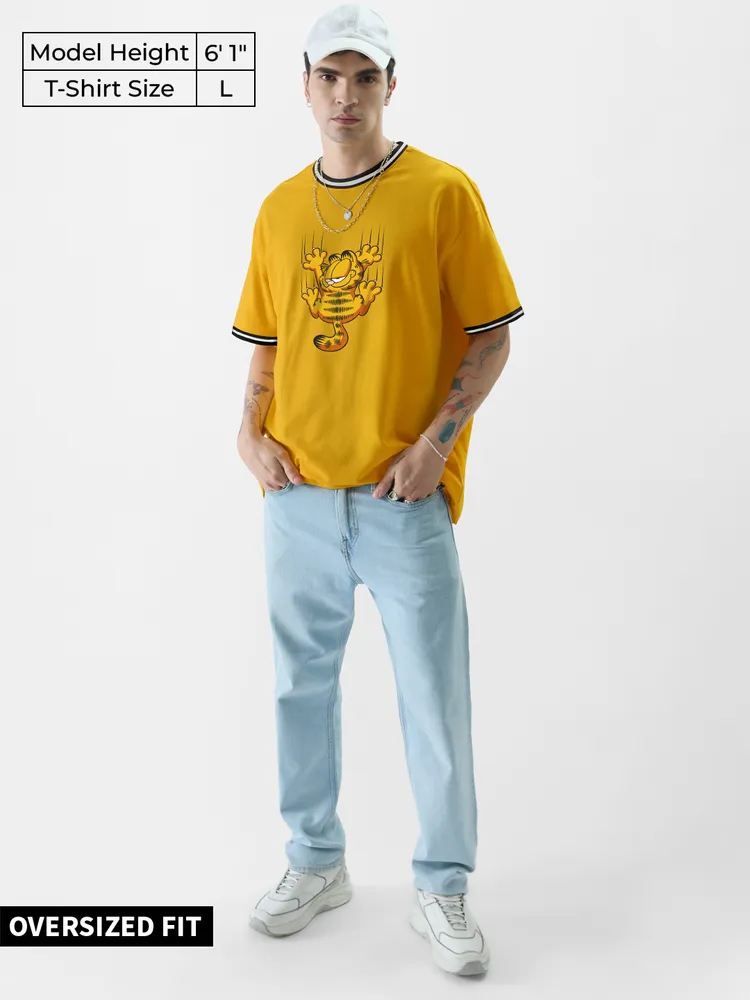 The Souled Store Garfield: Clingy Oversized T-Shirts