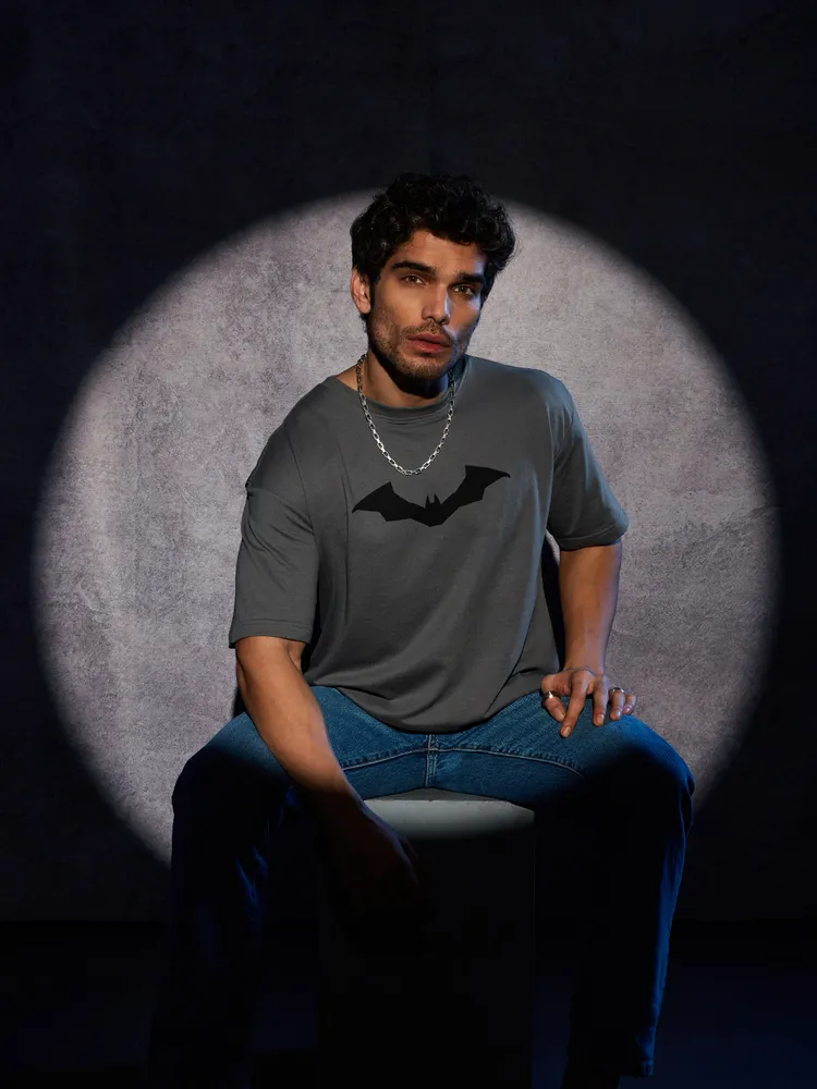 The Souled Store Batman: The Cowl Oversized T-Shirts