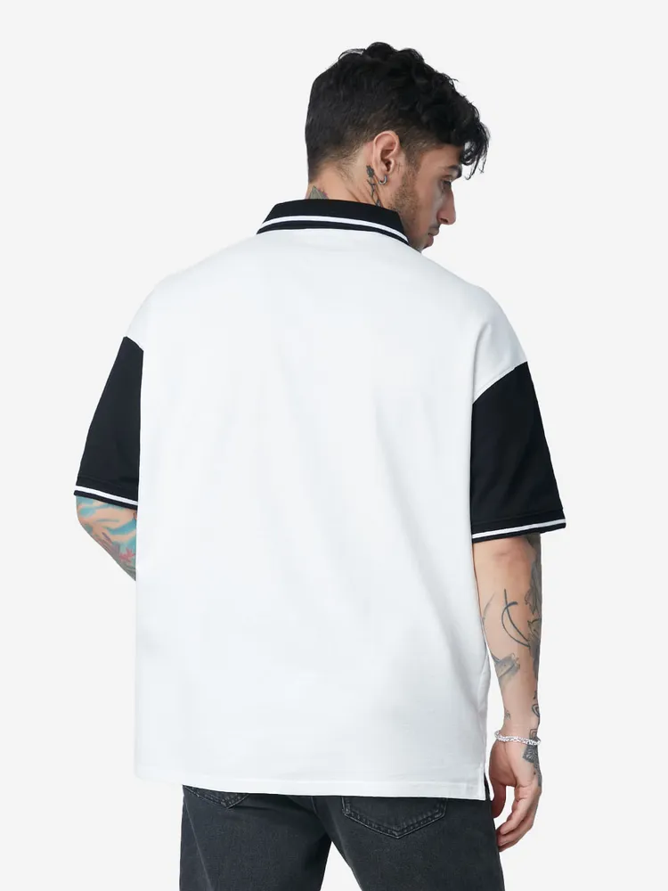 The Souled Store Punisher: Logo Oversized Polos