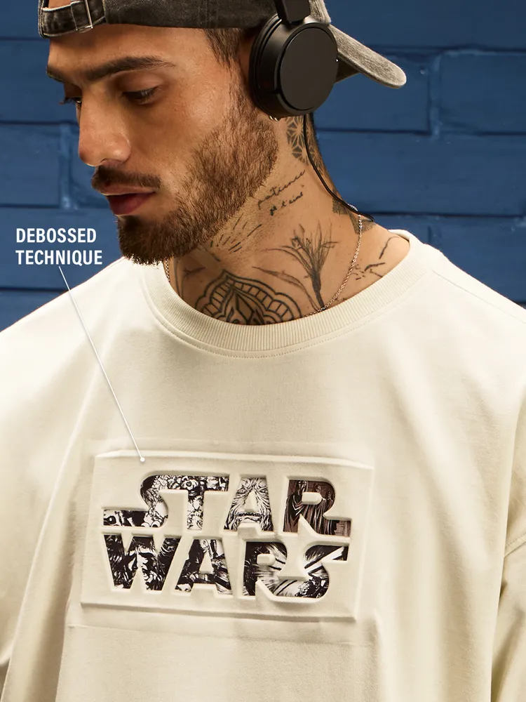 The Souled Store Star Wars: Darth Vader Oversized T-Shirts