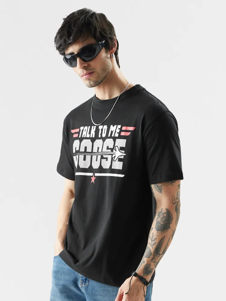 The Souled Store Top Gun: Talk To Me Goose T-Shirts