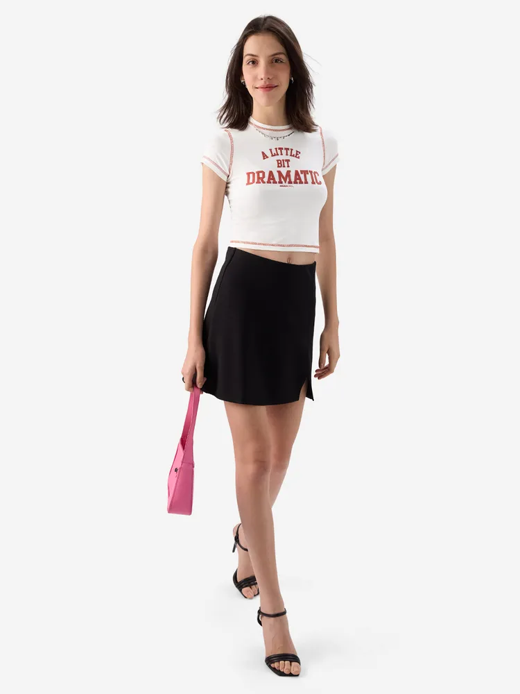 The Souled Store Mean Girls: A Little Dramatic Women Cropped Tops