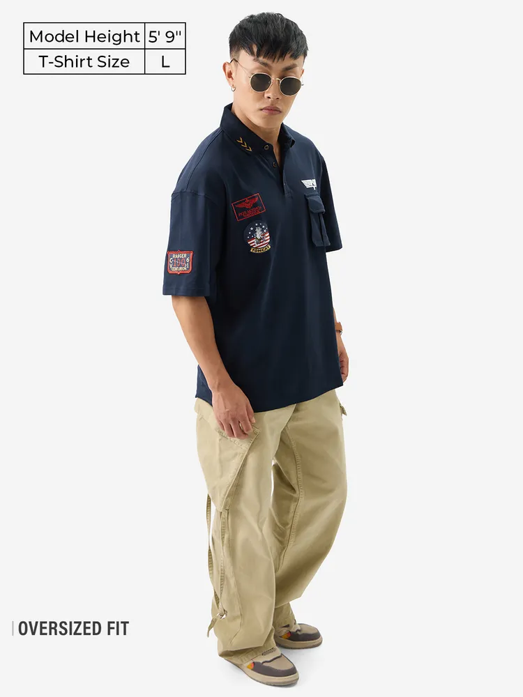 The Souled Store Top Gun: Classic Oversized Polos