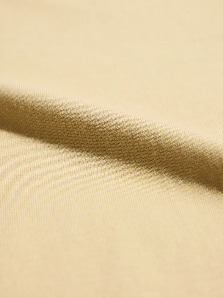 The Souled Store Solids: Seashell Cream T-Shirts