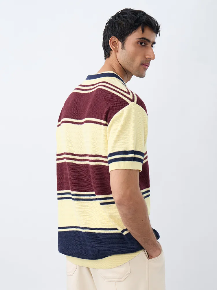 Textured Flat Knit: Classic Crew