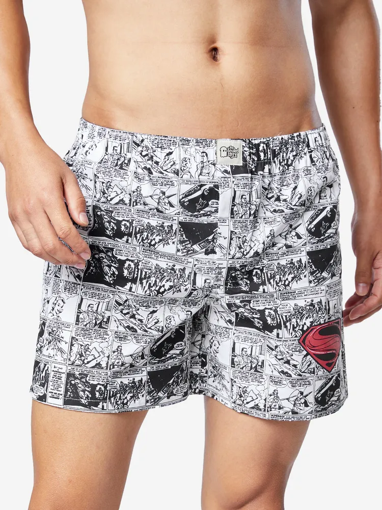 The Souled Store Superman: Comic Boxer Shorts