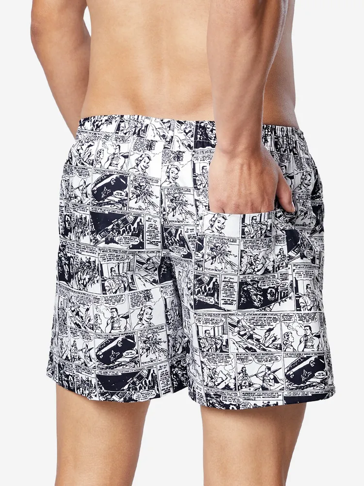 The Souled Store Superman: Comic Boxer Shorts