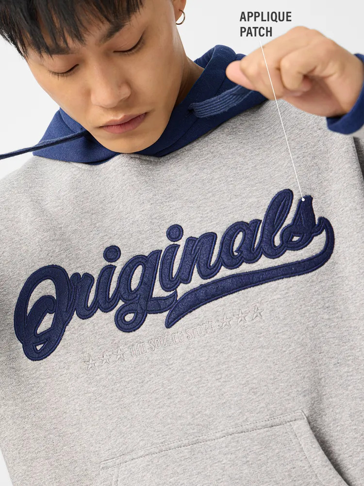 The Souled Store TSS Originals: Varsity Men Oversized Hoodies