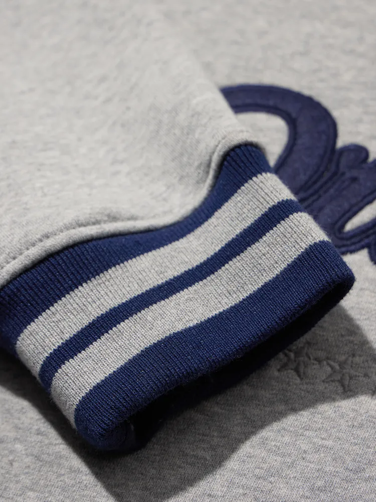 The Souled Store TSS Originals: Varsity Men Oversized Hoodies