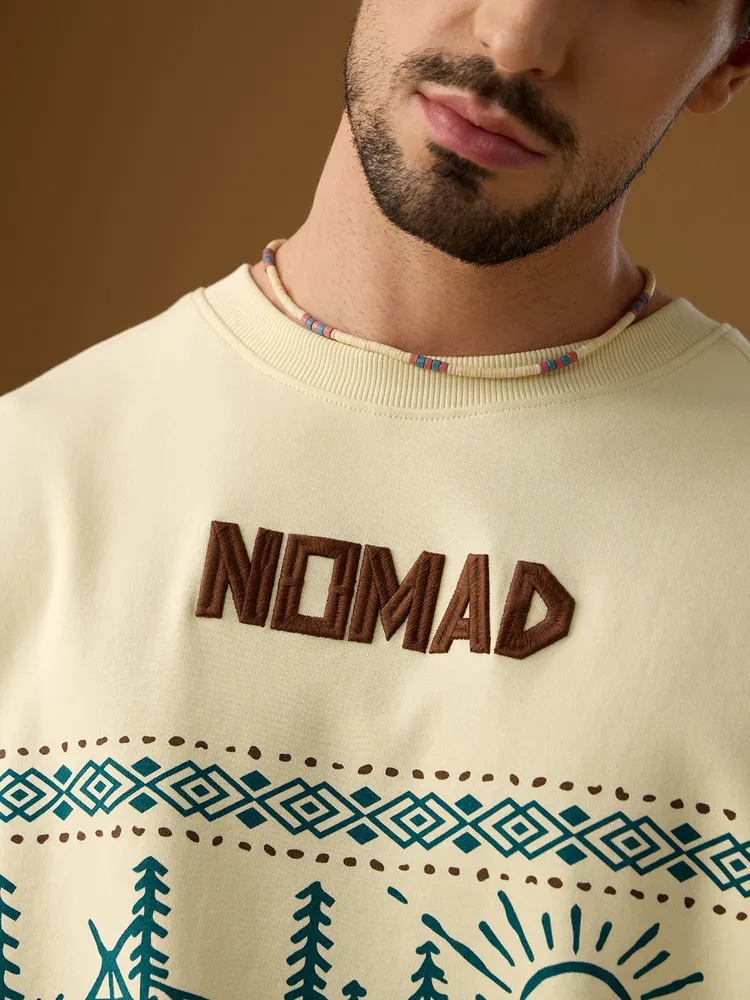 The Souled Store Nomad: Life Super Oversized T-Shirts