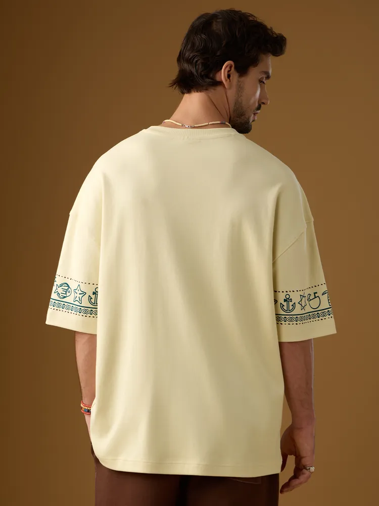 The Souled Store Nomad: Life Super Oversized T-Shirts
