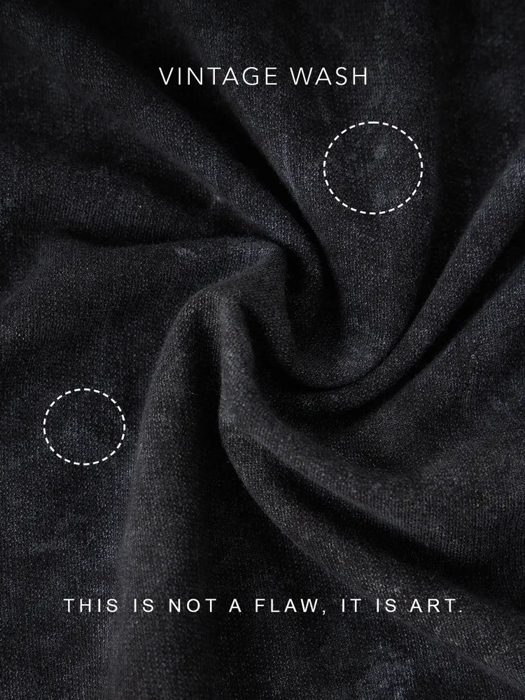 The Souled Store Acid Wash: Graphite Women Oversized Sweatshirts