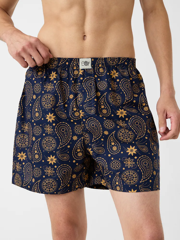 The Souled Store TSS Originals: Paisley Boxer Shorts