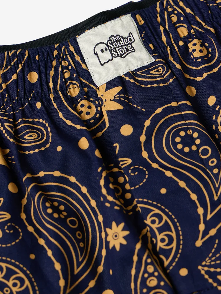 The Souled Store TSS Originals: Paisley Boxer Shorts