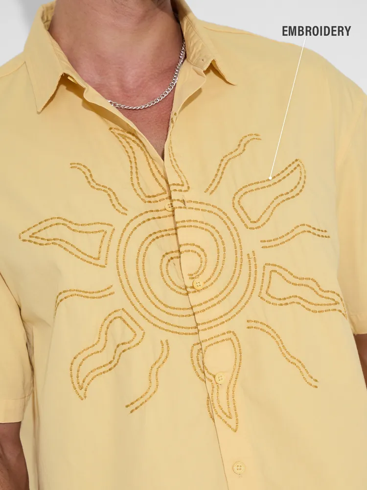 The Souled Store Oversized Shirt: Solar Holiday Shirts