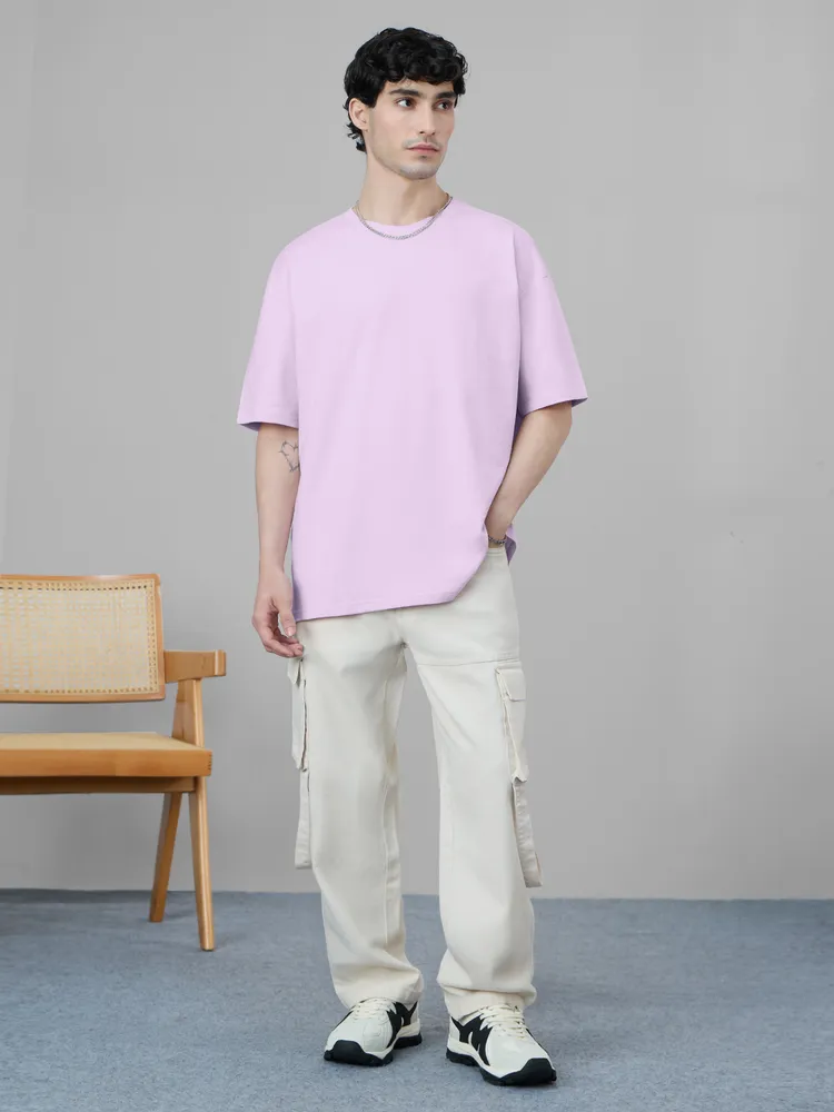 The Souled Store Oversized T-Shirt: Rosebud Oversized T-Shirts