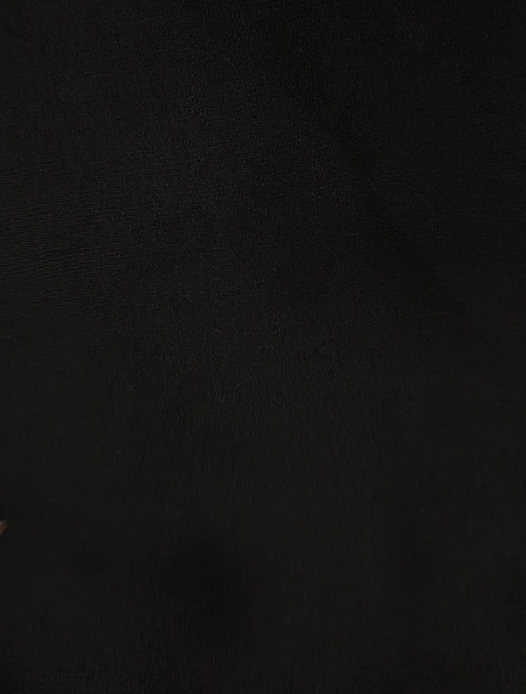 True Browns Black Georgette Embroidered Saree With unstitched Blouse