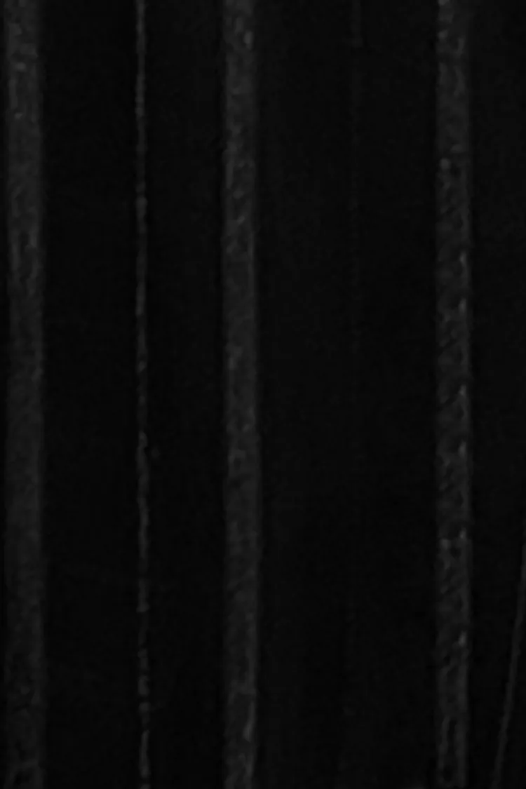 True Browns Black Stripe Saree With Unstitched Blouse