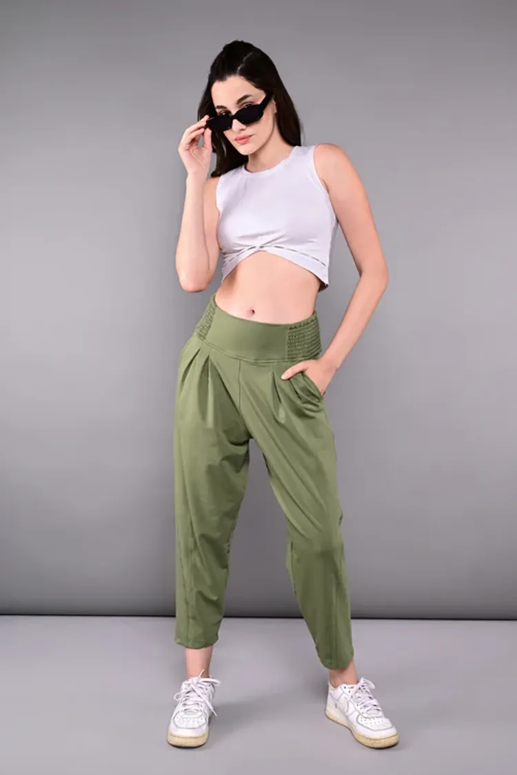 White Twisted Crop Top