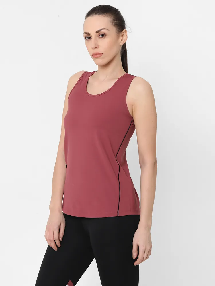 Punch Pink Racer Back Top