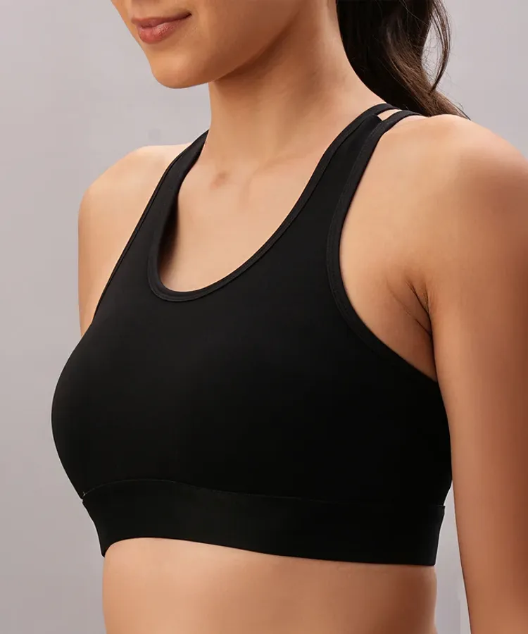 Black Sports Bra