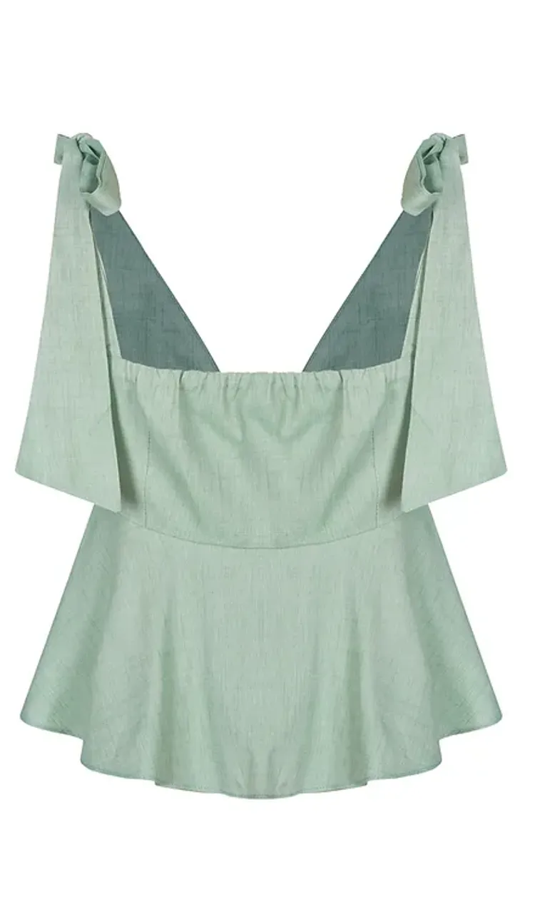 Sicily Top - Mint Blue