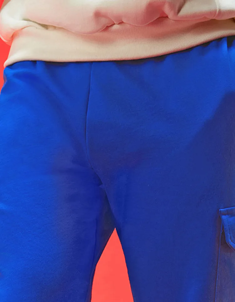 100% Pure Cotton Regular Fit Skydiver Mid Rise Trackpants with Pocket for Men & Boys