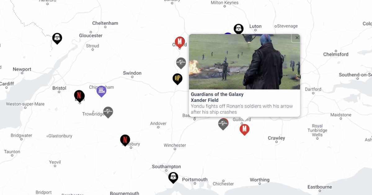Filmed there, go there! 'Google Maps for film'
